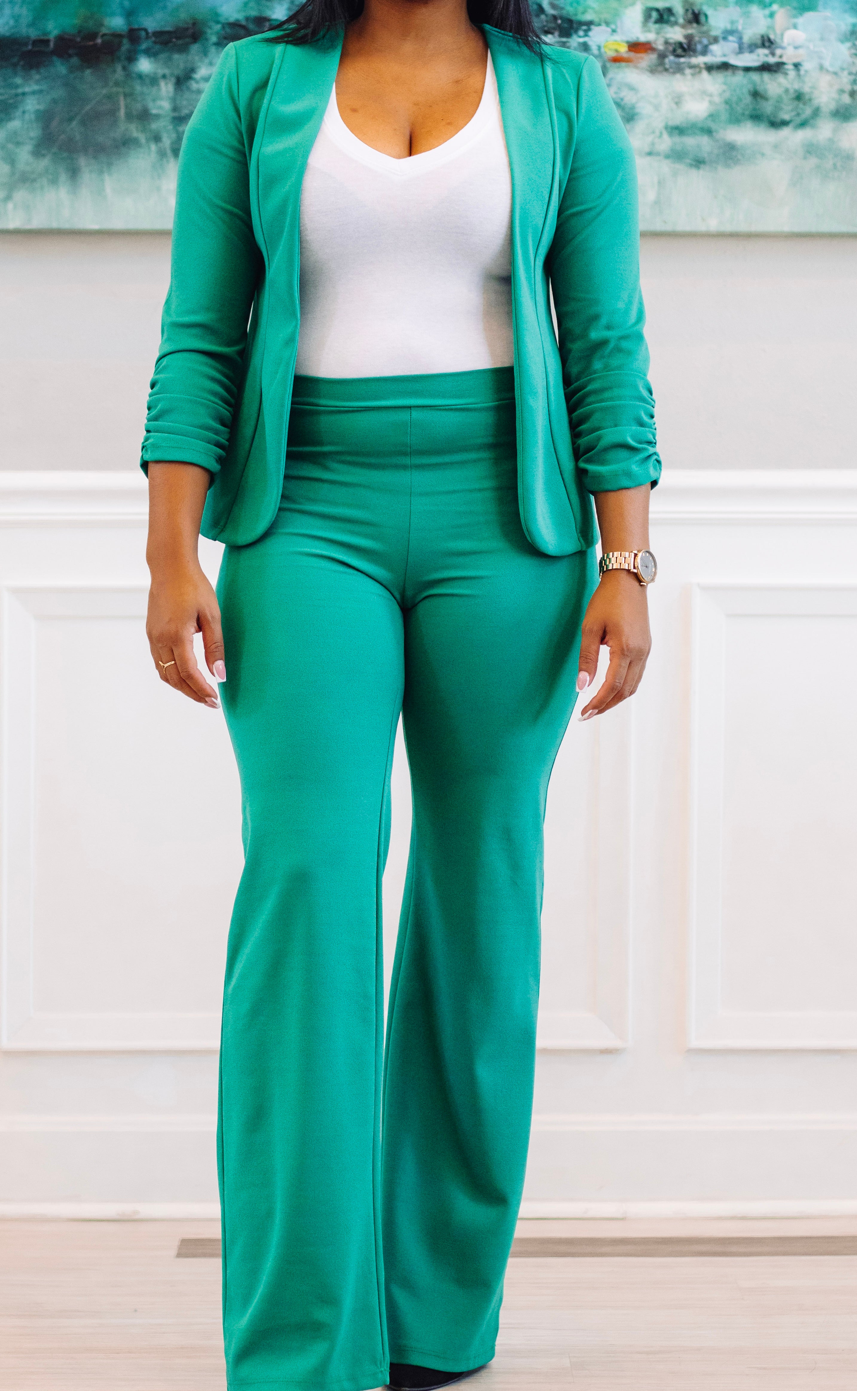 Kelly Green Women's Suit